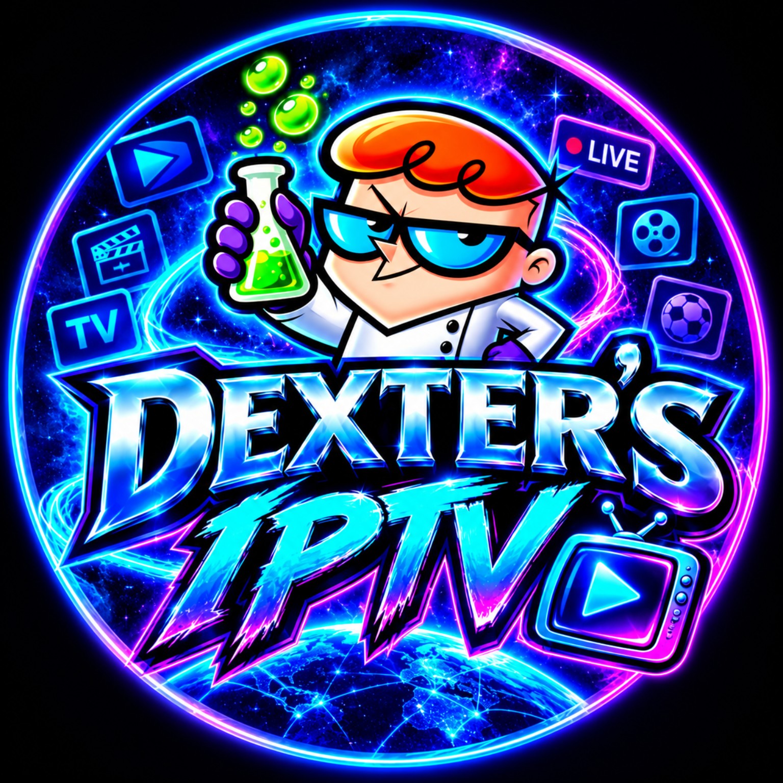 DEXTER'S IPTV logo